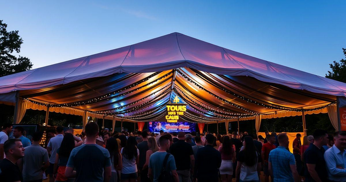 Aluguel de tendas para eventos em Campinas garante conforto e estilo para sua festa