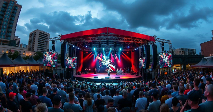 Locação de palco Guarulhos para eventos incríveis com qualidade e segurança