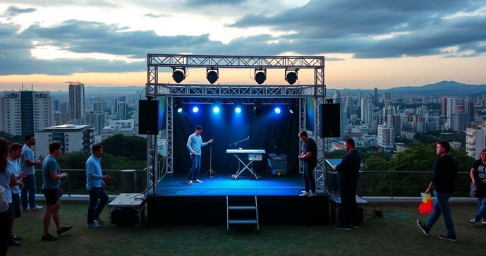 Como Alugar um Mini Palco em São Paulo para seu Evento